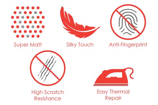 Decorative Panels SERICA PVC Super Matt MDF