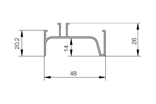Gola Vertical End Profile