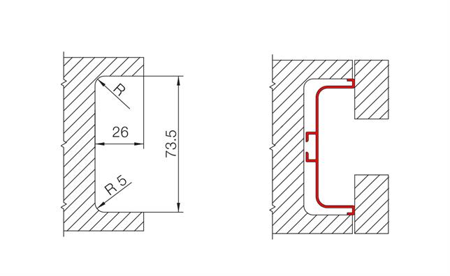 Gola Drawer C Profile
