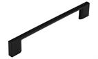 Slim &#39;D&#39; Handle, Matt Black 160mm centres