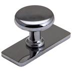 Banbury Knob &amp; Plate Chrome, 32mm