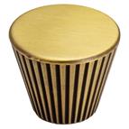 Bergamo Knob, Matt Brushed Bronze, 30mm