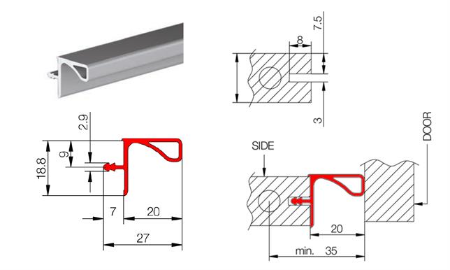 Gola Wall Unit Profile