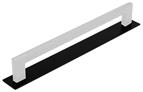 Venice Handle Back Plate, Matt Black, 222mm