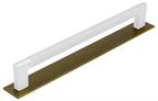Venice Handle Back Plate, Aged Brass, 222mm
