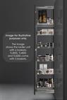 Wirework. Wire Chrome Larder Unit Soft Close 400mm