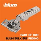 Blum 110° clip top hinge with built in Blumotion