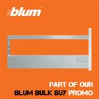 Blum Antaro Tandembox D-Height (450mm) Gallery Rail | Metallic Grey | 30kg