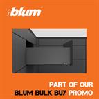 Blum Legrabox with Blumotion C height 450mm orion grey (40kg)