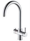 Reginox Attenzi 3 in 1 Hot water tap Chrome, inc tank+filter