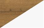 Egger Splashback Cognac Brown Sherman Oak - Basic White 4100 x 640 x 8mm