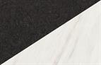 Egger Splashback Anthracite Mountain Basalt - White Levanto Marble 4100x640x8mm