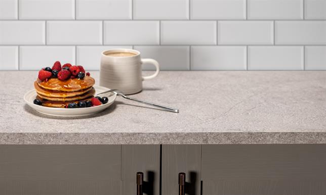 Egger 25mm Square Edged Calais Travertine