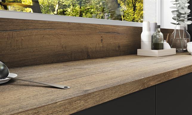 Egger 38mm Square Edged Pewter Halifax Oak