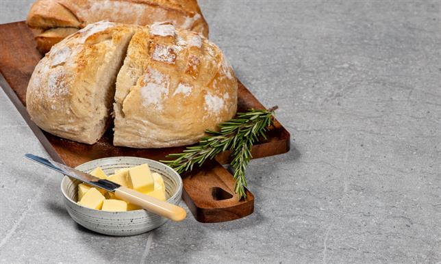 Egger 25mm Square Edged Light Grey Candela Marble