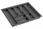 Antaro grey cutlery insert (500mm deep) w514 x d472mm to fit 600mm