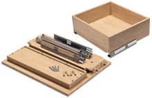 Flat Pack Oak MFC Drawers