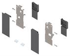 LEGRABOX front fixing, height K, for inner drawer, L&amp;R