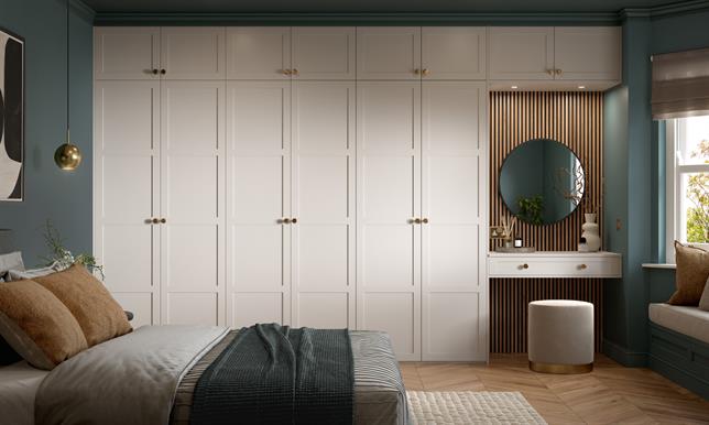 Juno Super Matt Light Grey - Bedroom