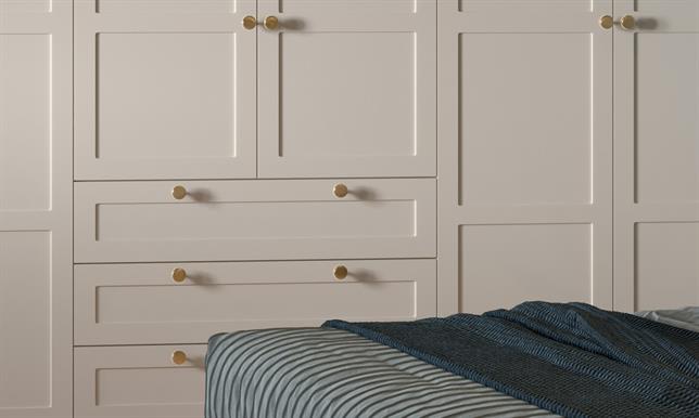 Juno Super Matt Angora Grey - Bedroom