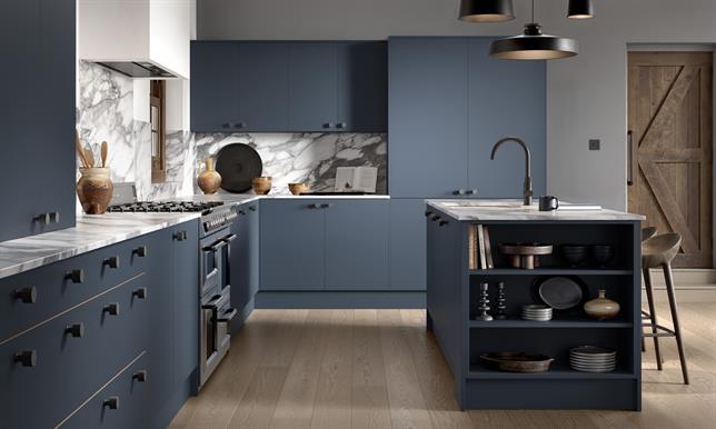 Fresh Serica Matt Indigo Blue