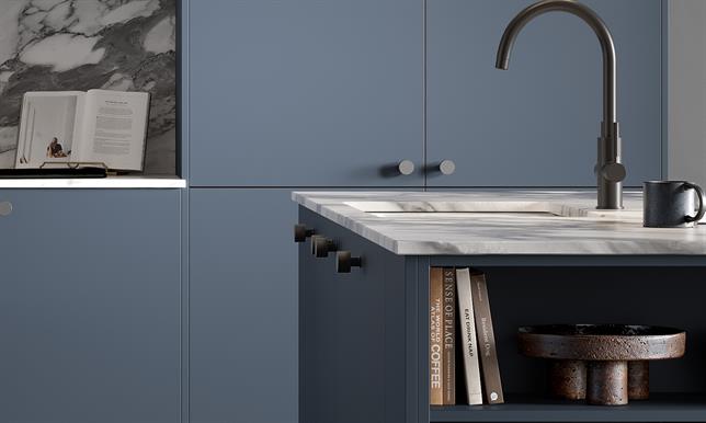 Fresh Serica Matt Indigo Blue