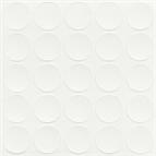 Self-adhesive cover cap, Alpine White, 14mm (25 per sheet)		
