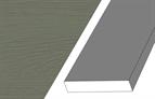 Multi-purpose rail Namuri Reed Green 94 x 18mm x 3m