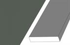 Multi-purpose rail Linear Reed Green 94 x 18mm x 3m