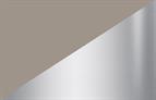 ABS Edging Tape 3D 2 in 1 High Gloss Stone Grey / Stainless Steel 1 x 23mm
