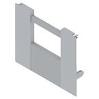 Blum Antaro D height inner drawer front to suit 300mm unit metallic grey
