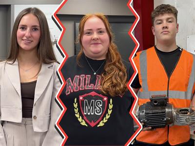 Trio Complete Successful Work Placements