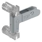 Blum Merivobox front fixing bracket bottom, INSERTA, symmetrical