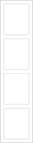 Avanti Juno 18mm Wardrobe Door, Super Matt Angora Grey, 2155 x 496mm