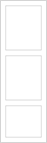 Avanti Juno 18mm Linen Press Door, Super Matt Light Grey, 1498 x 496mm
