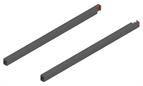 Blum Merivobox longside gallery rail 400mm Orion Grey L&amp;R