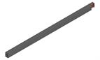 Blum Merivobox longside gallery rail 450mm Orion Grey LH