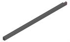 Blum Merivobox longside gallery rail 500mm Orion Grey RH