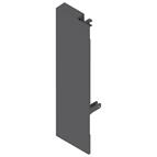 Blum Merivobox front fixing brackets for E-Height inner drawer Orion Grey RH