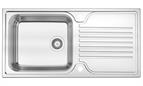 Reginox Senator 10 Single Bowl inset sink stainless steel rev (Deep Bowl)