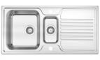 Reginox Senator 15 1.5 Bowl inset sink stainless steel rev (Deep Bowl)