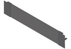 Blum Merivobox M Height inner drawer front to suit 209 x 600mm Orion Grey