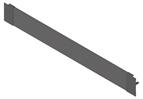 Blum Merivobox M Height inner drawer front to suit 209 x 900mm Orion Grey