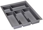 Merivobox Glitter Grey cutlery insert w306 x d422mm to fit 400mm
