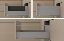 Merivobox Blumotion and Tip-On E-Height Drawers