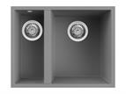Reginox Granite Composite Quadra Sink (undermount only) 1.5 bowl Titanium