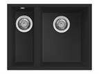 Reginox Granite Composite Quadra Sink (undermount only) 1.5 bowl Black