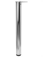Chrome Table Leg 80mm