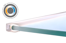 Glow Pro CCT Illuminated Glass Shelf Profile