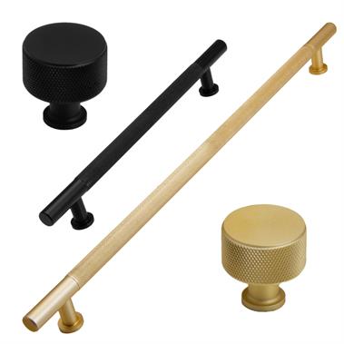 Knurled Aluminium Handle and Knob